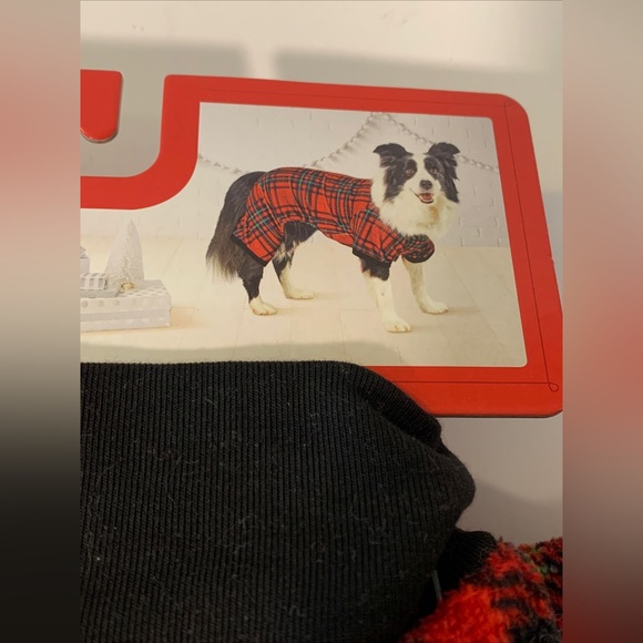 Pet Pajamas Large Size Red Plaid NEW - Picture 2 of 3